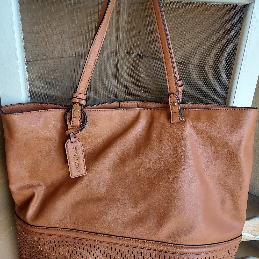 Sole Society brown satchel